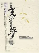 《你要光荣还是梦想（我的人生笔记）》小说封面