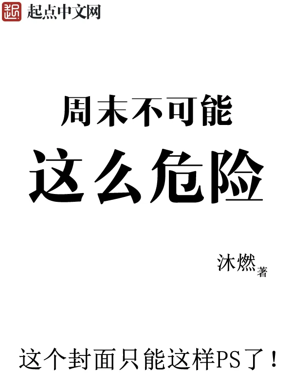 《周末不可能这么危险》小说封面