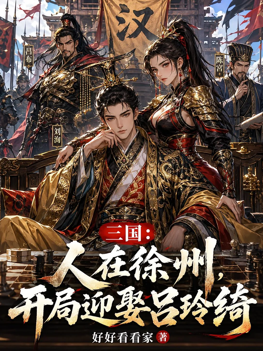 《三国:人在徐州,开局迎娶吕玲绮》小说封面