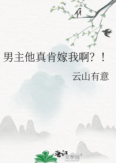 《男主他真肯嫁我啊?!》小说封面
