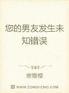 《您的男友发生未知错误》小说封面