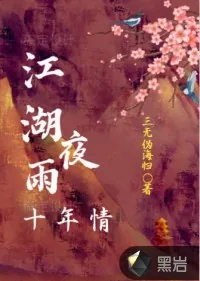 《江湖夜雨十年情》小说封面