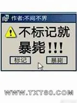 《不标记,就暴毙》小说封面
