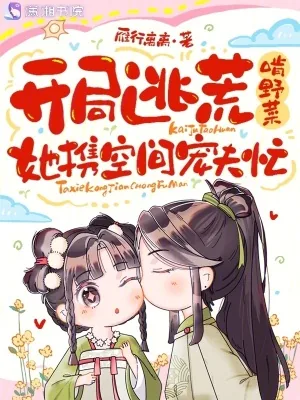 《开局逃荒啃野菜，她携空间宠夫忙》小说封面