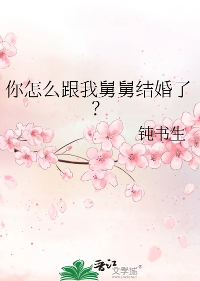 《你怎么跟我舅舅结婚了？》小说封面