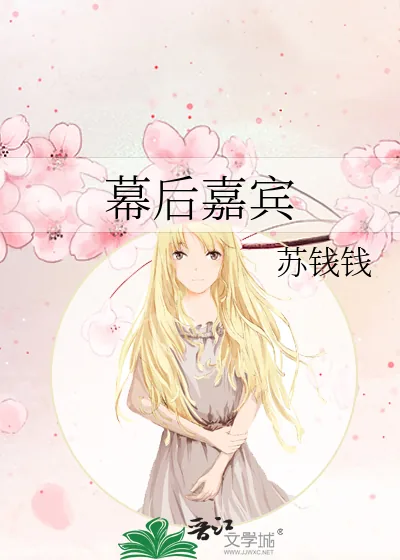 《幕后嘉宾》小说封面
