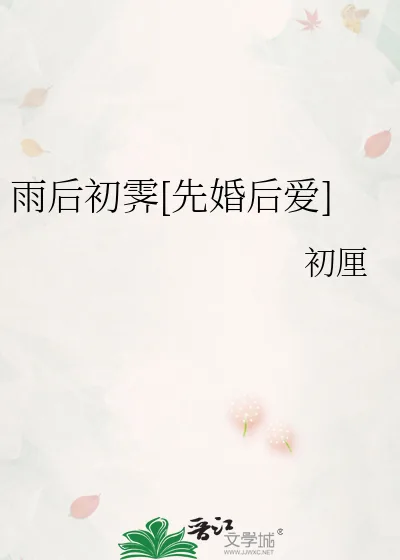 《雨后初霁[先婚后爱]》小说封面
