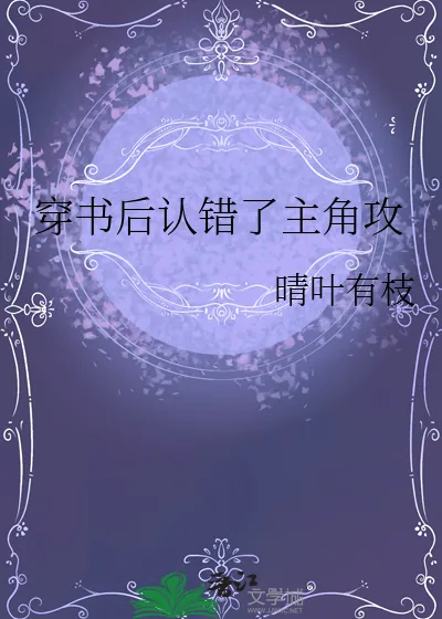 《穿书后认错了主角攻》小说封面