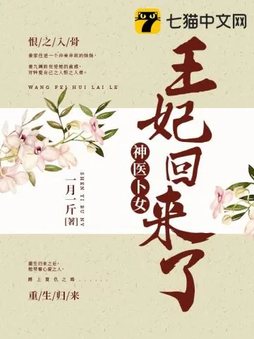 《神医卜女：王妃回来了》小说封面