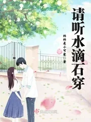 《请听水滴石穿》小说封面