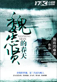 《魏忠贤的春天》小说封面