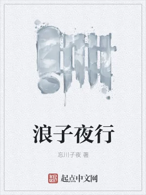 《浪子夜行》小说封面