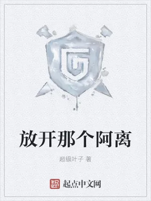 《放开那个阿离》小说封面