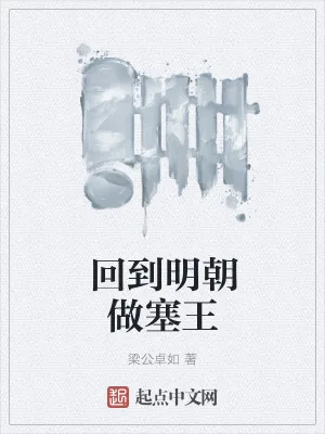 《回到明朝做塞王》小说封面