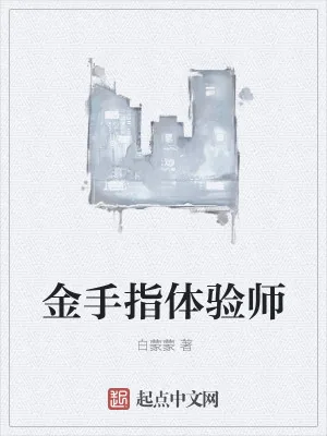 《金手指体验师》小说封面