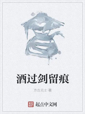 《酒过剑留痕》小说封面