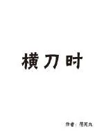 《横刀时》小说封面