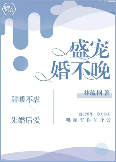 《盛宠婚不晚》小说封面
